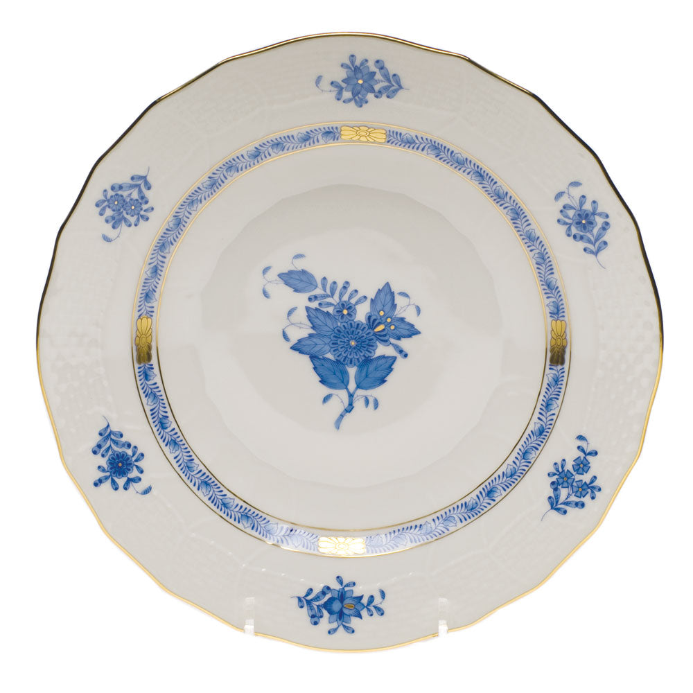 HEREND CHINESE BOUQUET BLUE DESSERT PLATE