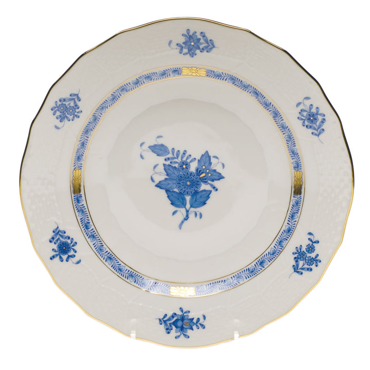 HEREND Chinese Bouquet Blue Dessert Plate