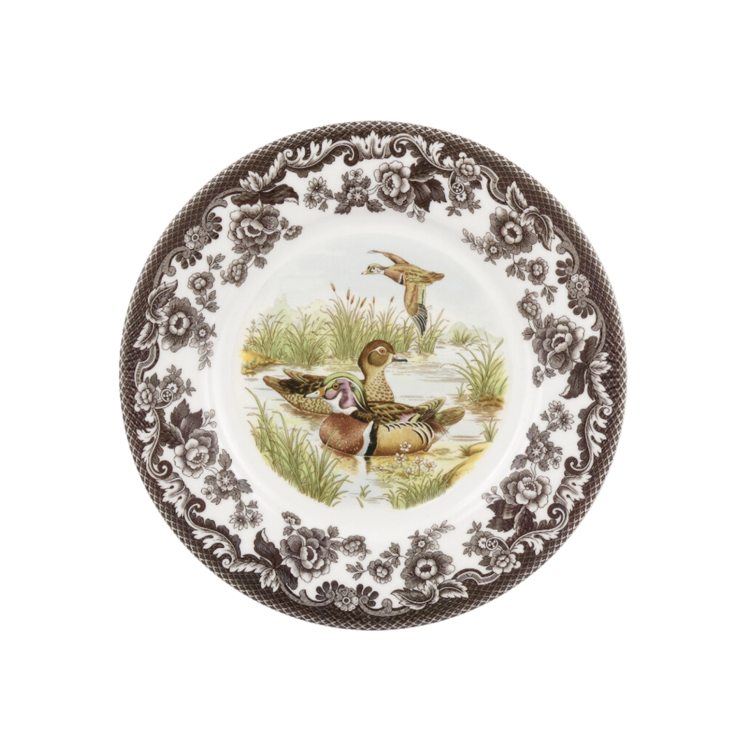 SPODE INDIVIDUALLY SOLD WOODLAND BIRD CANAPE PLATES