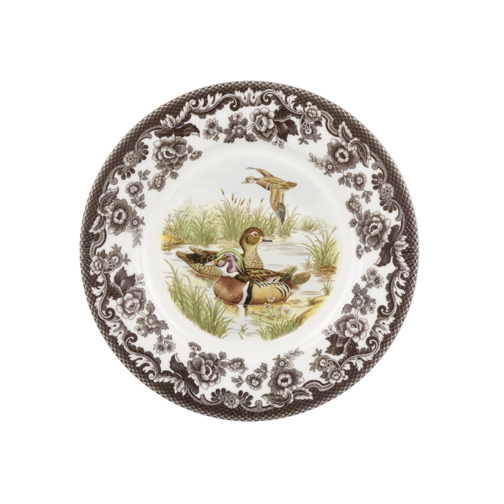 SPODE INDIVIDUALLY SOLD WOODLAND BIRD CANAPE PLATES