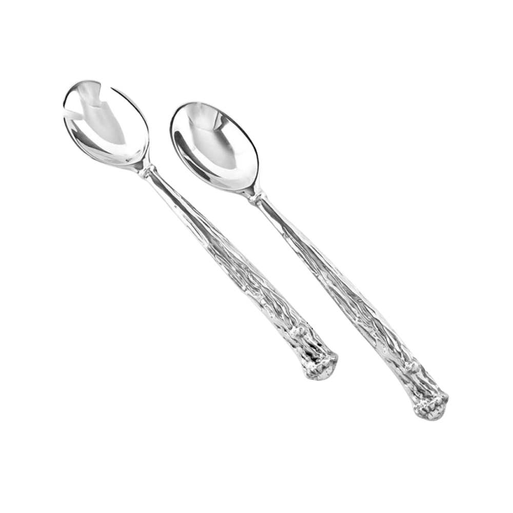 BEATRIZ BALL WESTERN ANTLER SALAD SERVERS