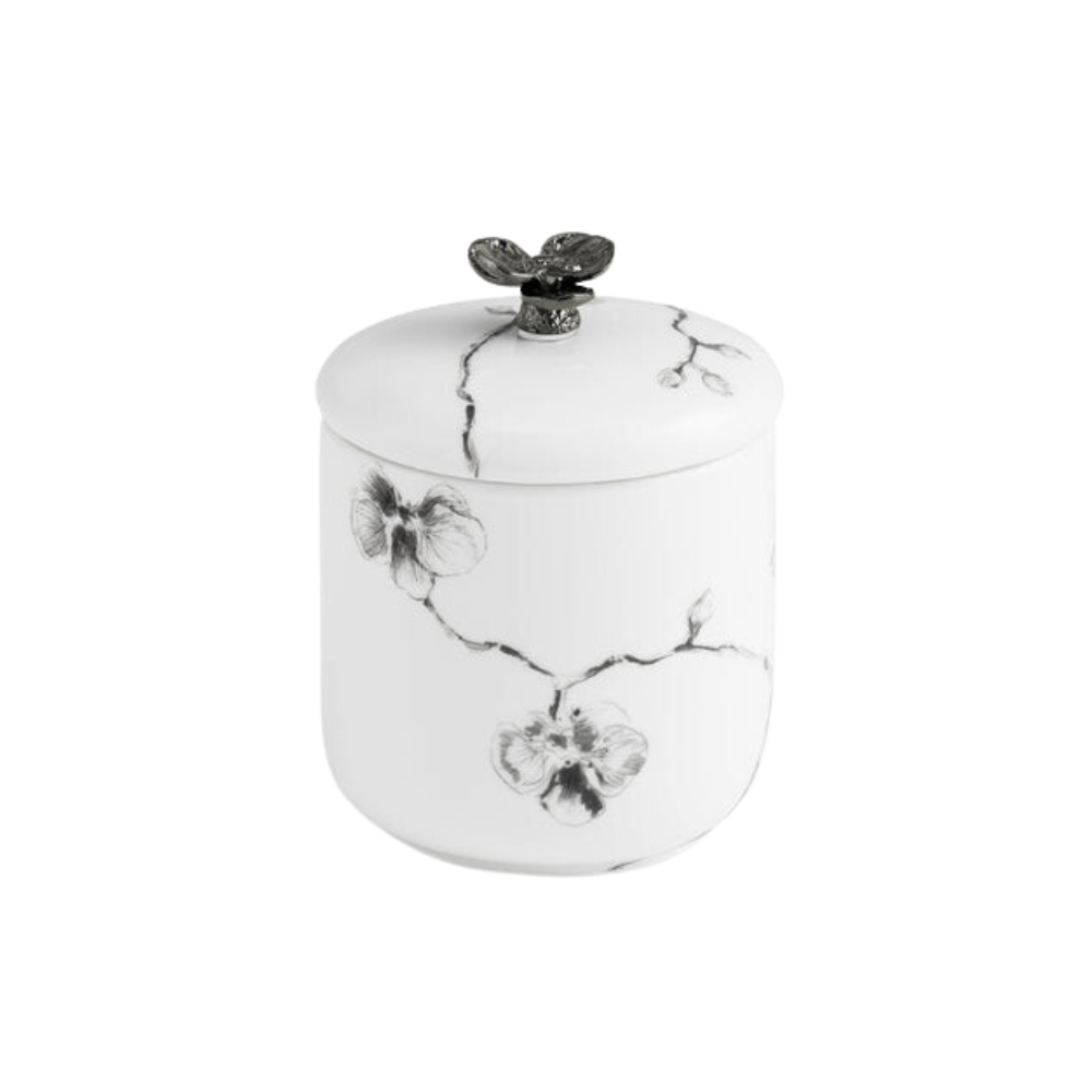 MICHAEL ARAM BLACK ORCHID BATH COLLECTION SMALL CONTAINER
