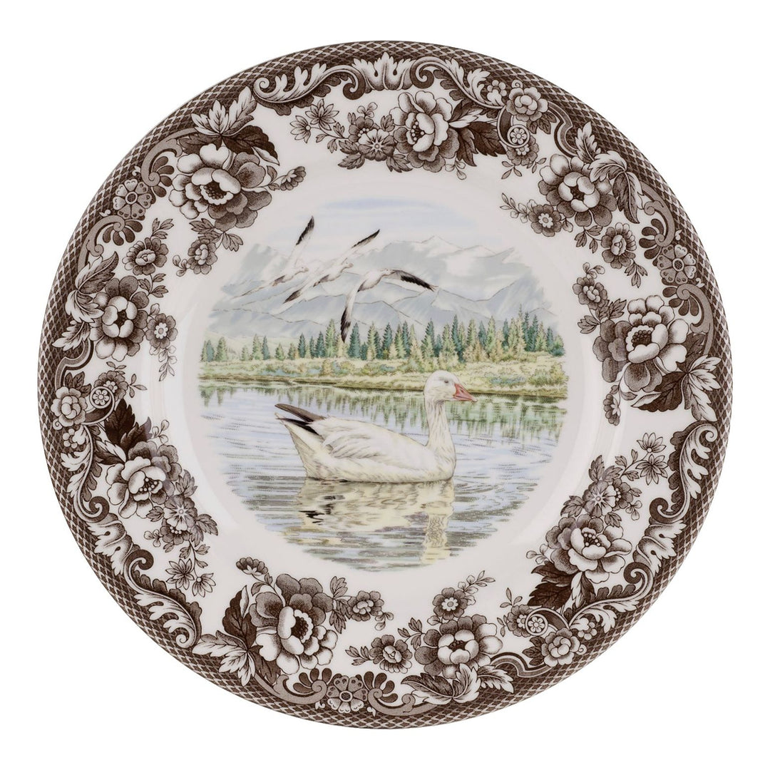 SPODE WOODLAND SNOW GOOSE DINNER PLATE