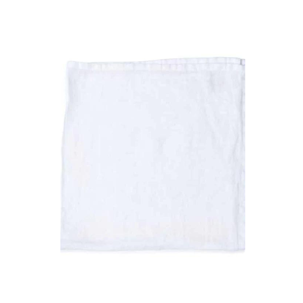 DEBORAH RHODES WASHED LINEN NAPKIN - WHITE