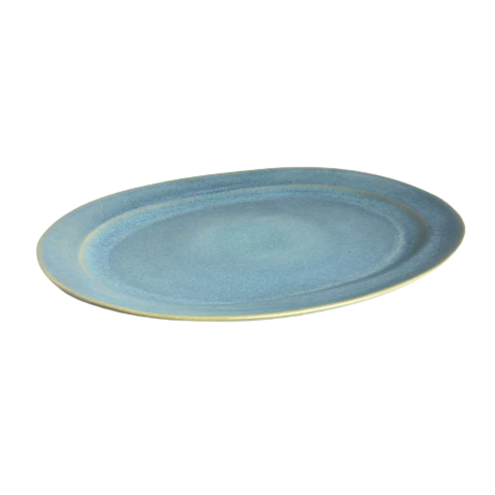 CARMEL CERAMICA STILLWATER VERDE OVAL PLATTER