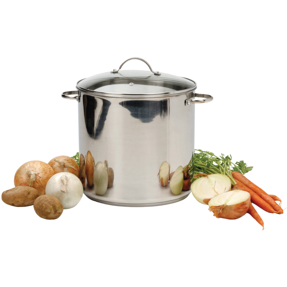 RSVP INDUCTION STOCK POT 16QT