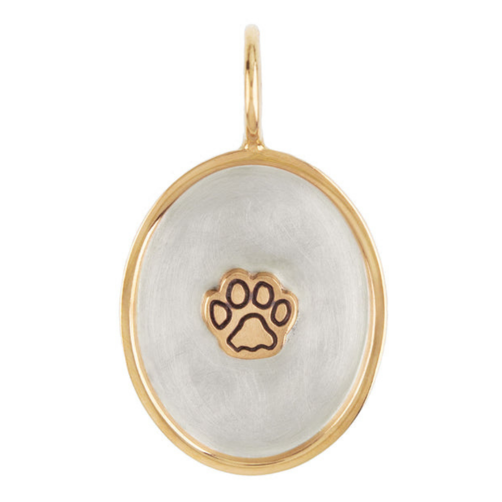 HEATHER B. MOORE PET LOVE OVAL CHARM