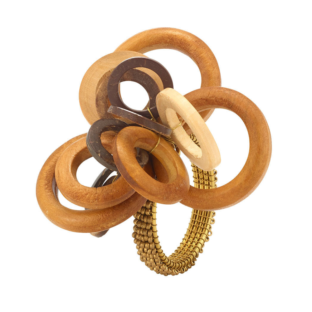 BODRUM INTERLINK WOOD NAPKIN RINGS