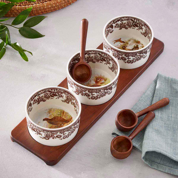 Woodland Bird 7-Piece Condiment Set