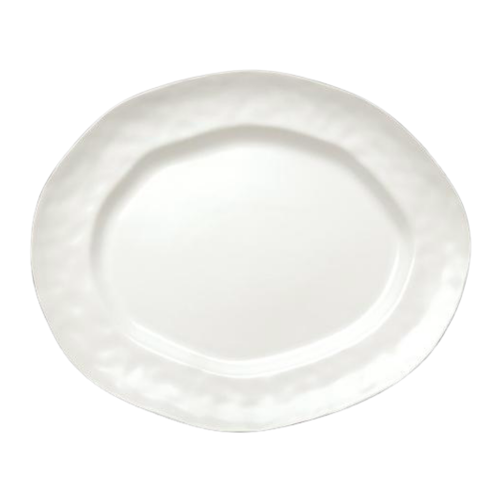 SKYROS CANTARIA MATTE WHITE LARGE OVAL PLATTER