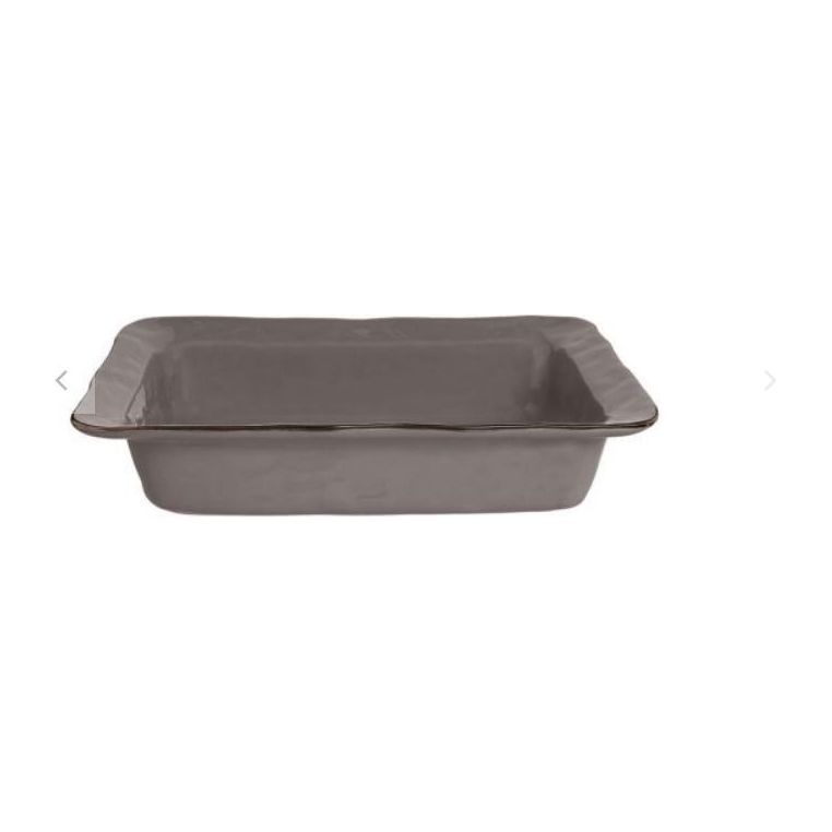 SKYROS CANTARIA CHARCOAL LARGE RECTANGULAR BAKER