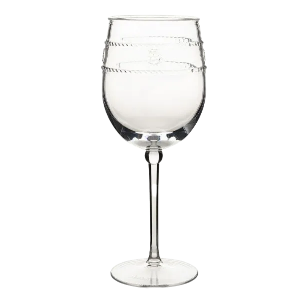 JULISKA ISABELLA CLEAR ACRYLIC WINE GLASS