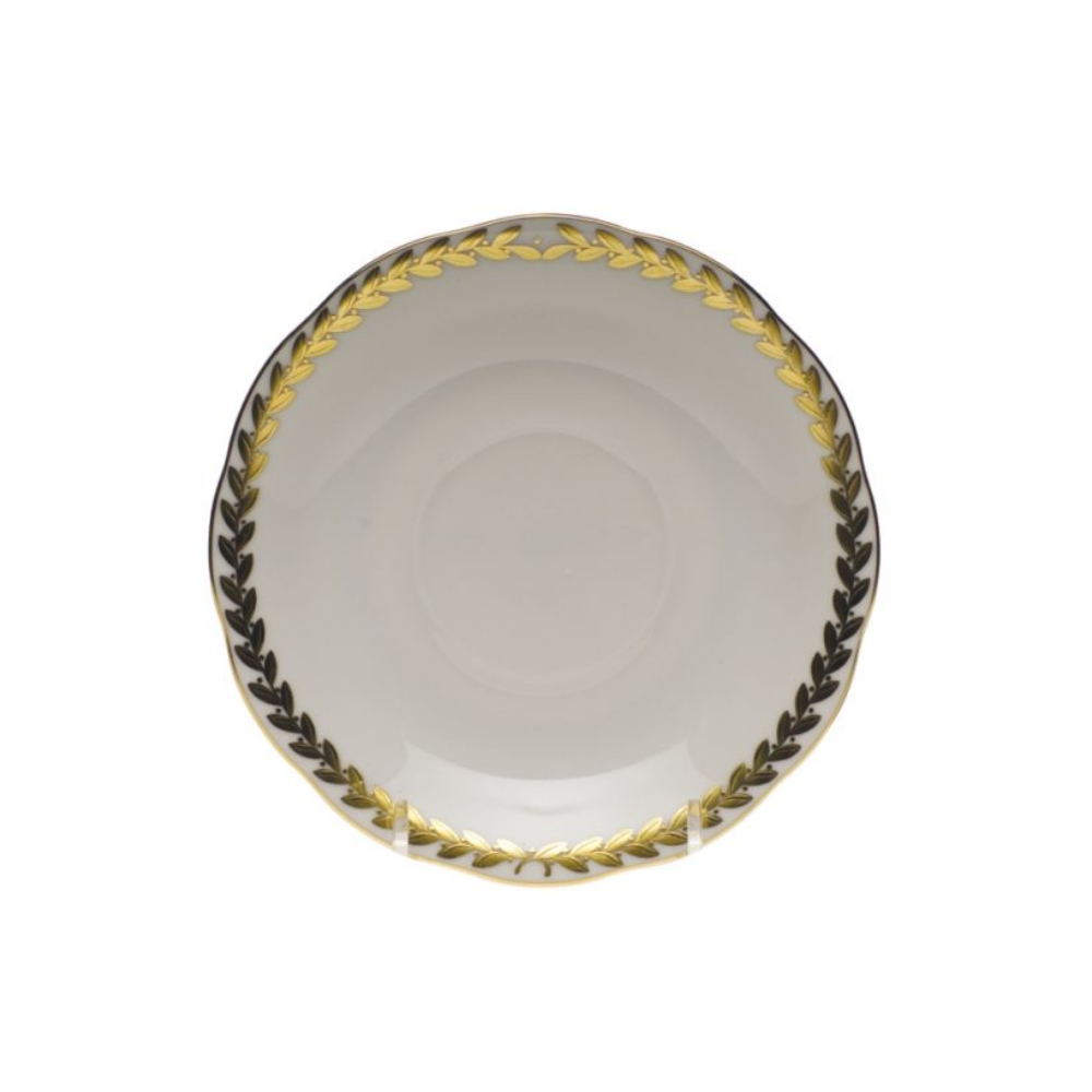 HEREND Golden Laurel Saucer