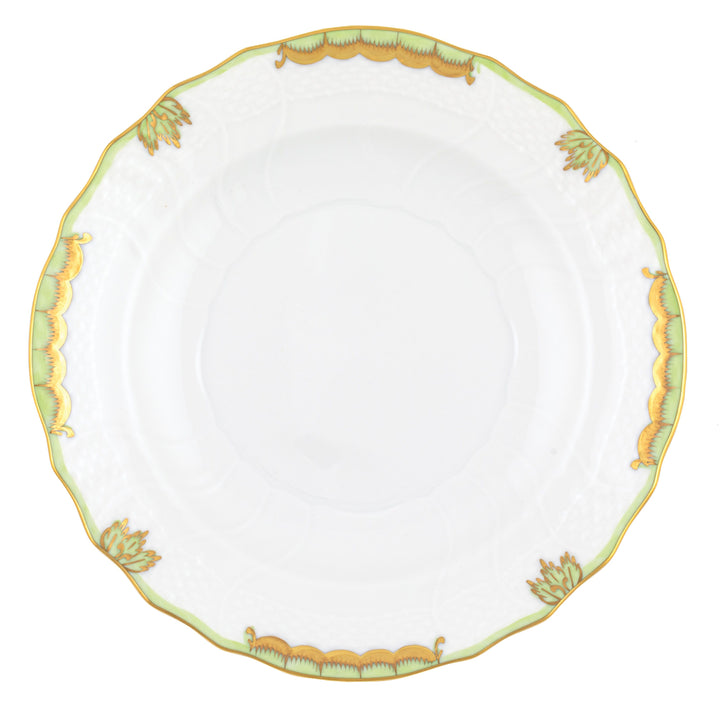 HEREND Princess Victoria Green Salad Plate