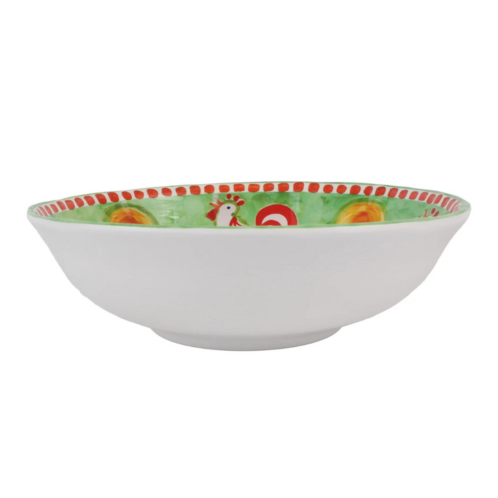 VIETRI CAMPAGNA GALLINA MELAMINE SERVING BOWL - LARGE