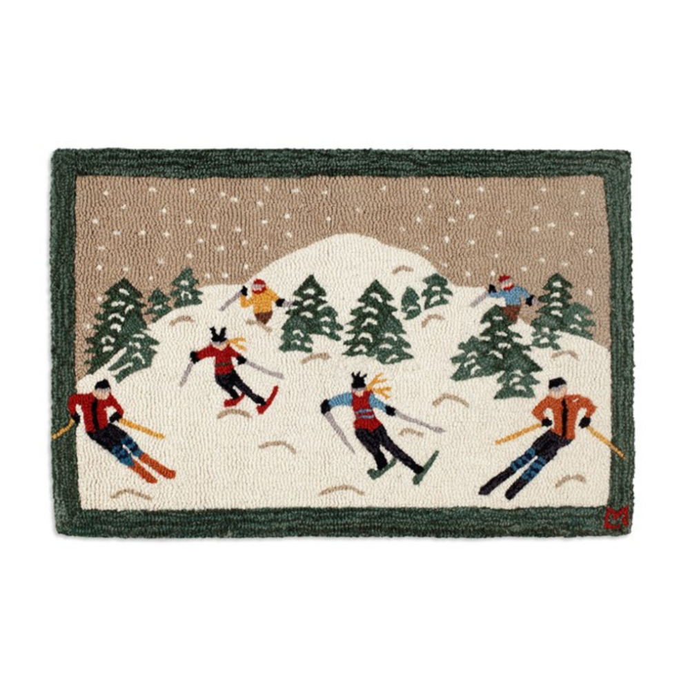 CHANDLER 4 CORNERS Three Bear In Birch Woods Wool Rug