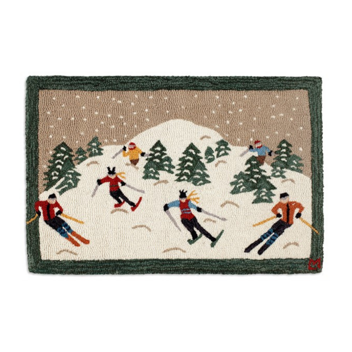 CHANDLER 4 CORNERS Three Bear In Birch Woods Wool Rug