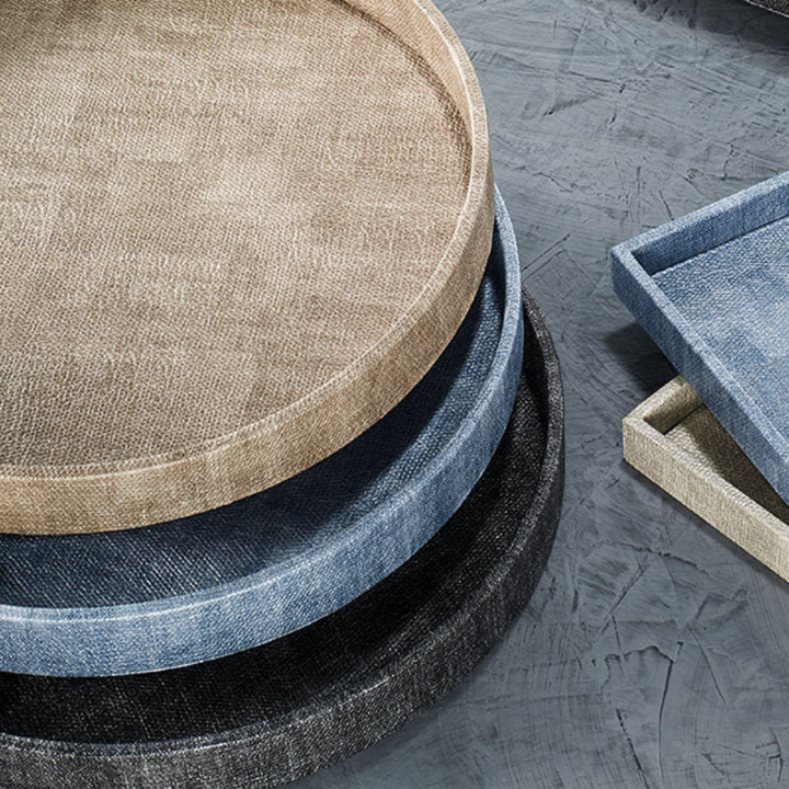 BODRUM Tray Luster Sand Rectangle