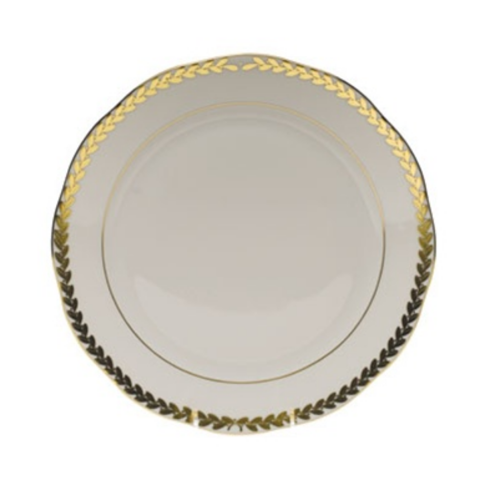 HEREND GOLDEN LAUREL SERVICE PLATE