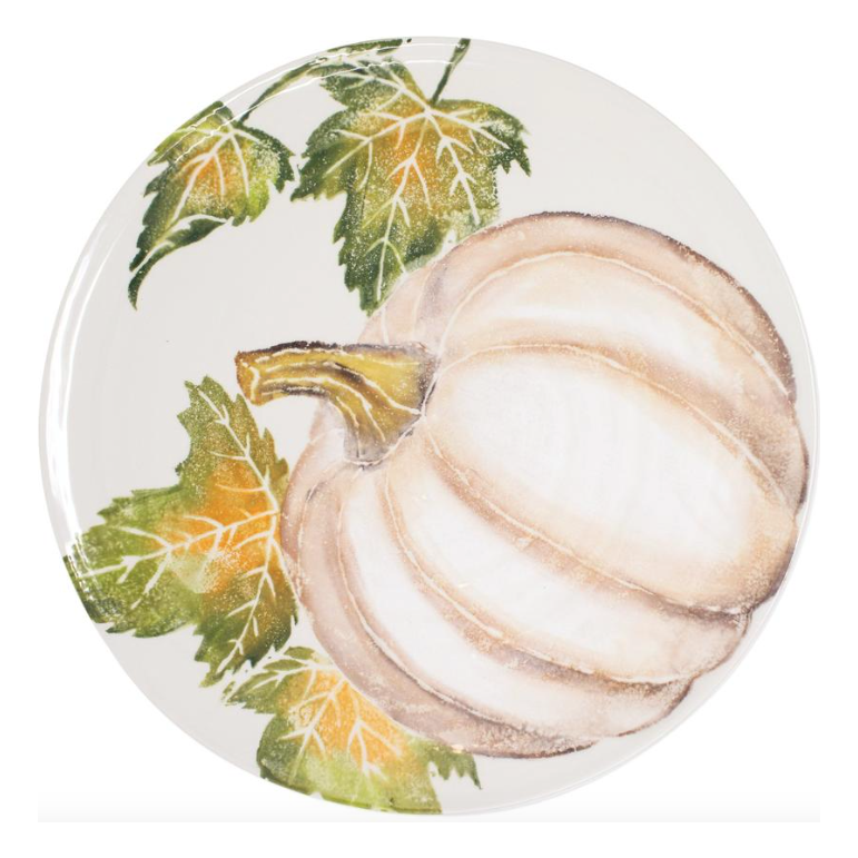 VIETRI ROUND PUMPKINS PLATTER