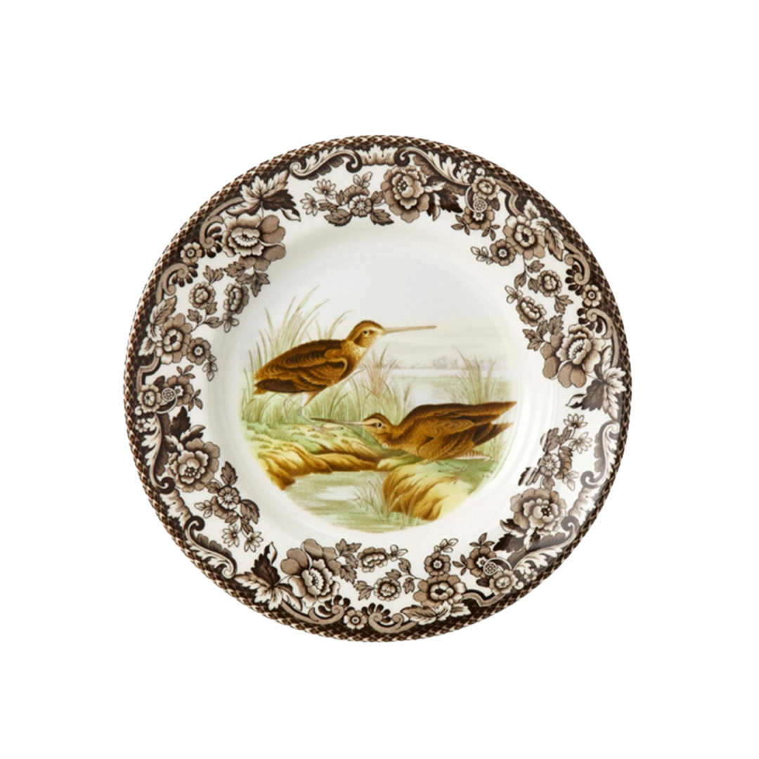 SPODE INDIVIDUALLY SOLD WOODLAND BIRD CANAPE PLATES