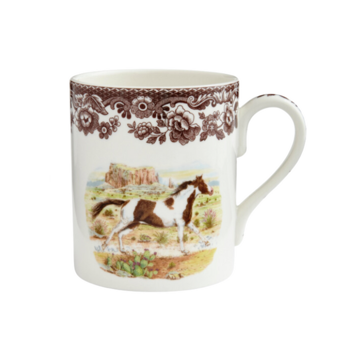 SPODE WOODLAND PAINT HORSE MUG