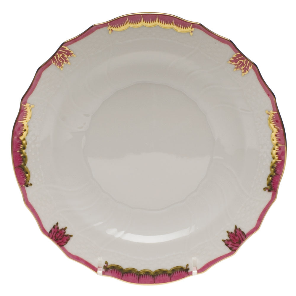 HEREND PRINCESS VICTORIA PINK SALAD PLATE