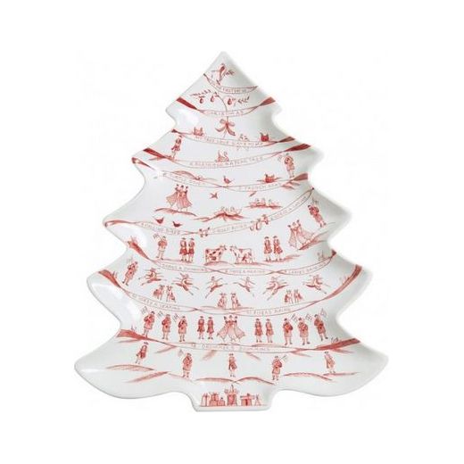 JULISKA Country Estate Winter Frolic Tree Platter