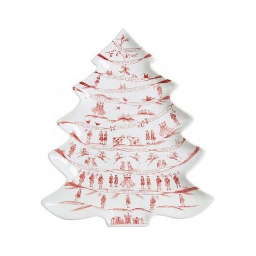 JULISKA COUNTRY ESTATE WINTER FROLIC 12 DAYS OF CHRISTMAS TREE PLATTER