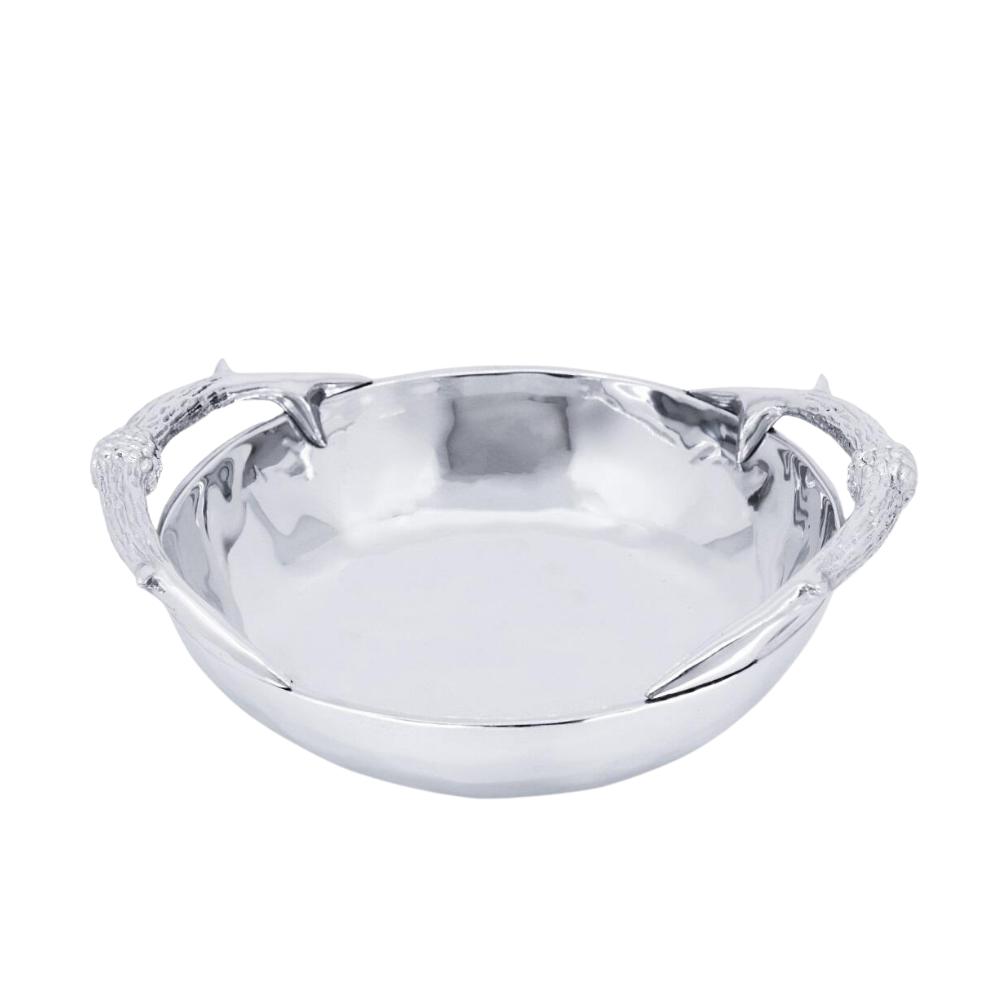 BEATRIZE BALL WESTERN ANTLER ROUND BOWL - MEDIUM