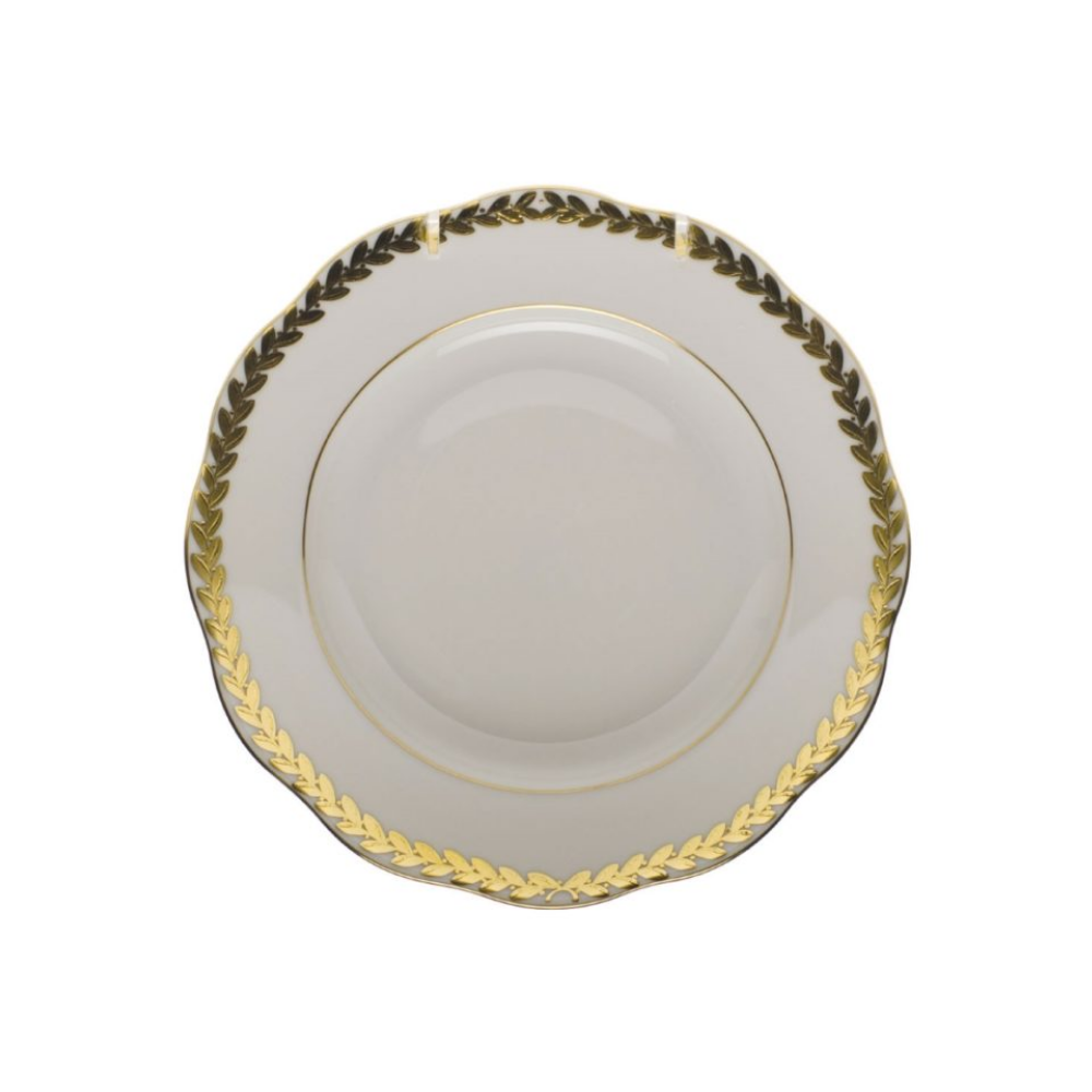 HEREND GOLDEN LAUREL SALAD PLATE