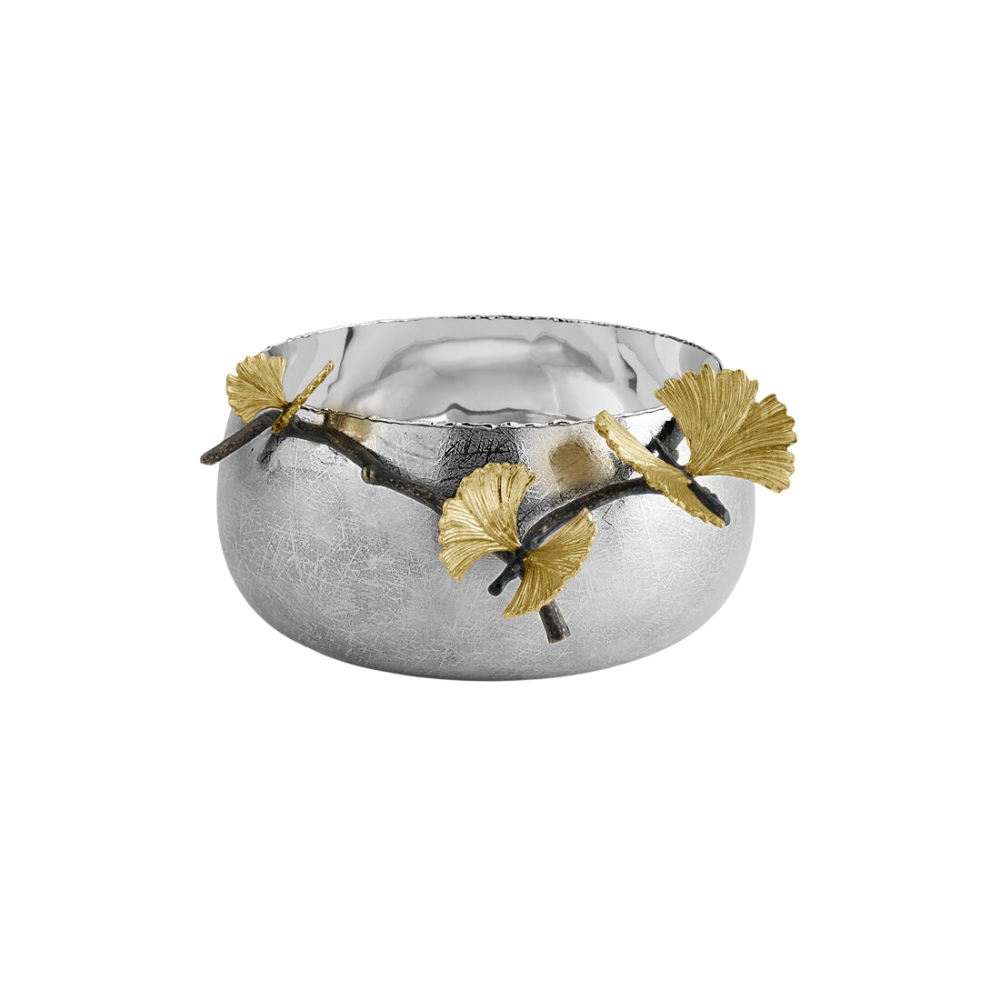 MICHAEL ARAM BUTTERFLY GINKGO SERVING BOWL