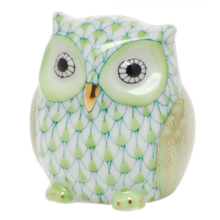 HEREND Owlet RUST,BLACK,BLUE,SAPPHIRE,CHOCOLATE,BUTTERSCOTCH,RASPBERRY,GREEN,KEYLIME