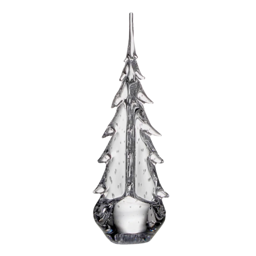 SIMON PEARCE Evergreen 8" Bubble Glass Tree