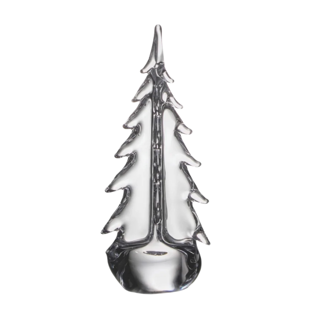 SIMON PEARCE Evergreen Vermont 4" Glass Tree