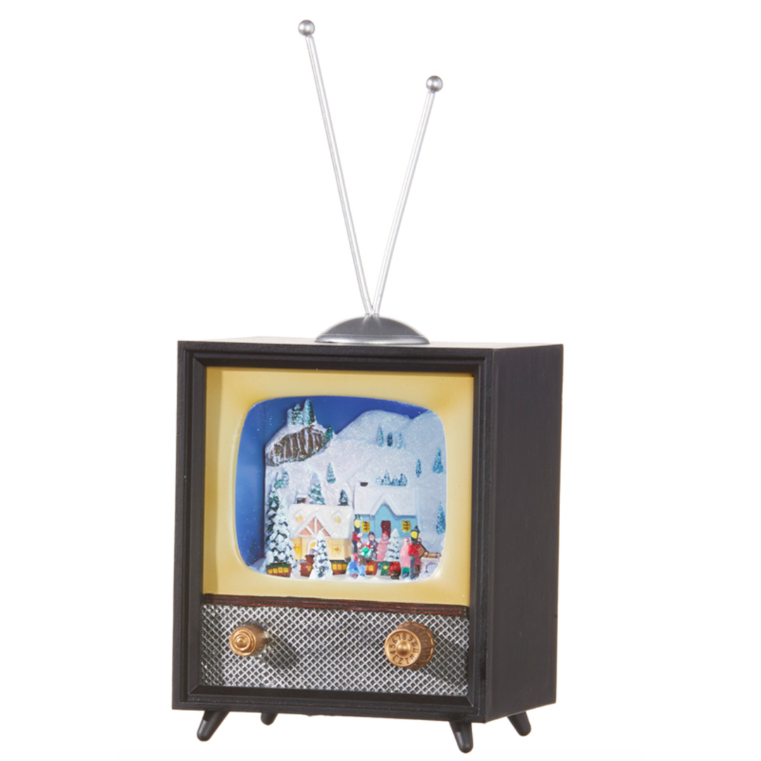 RAZ IMPORTS Animated Musical TV In Black Cabinet