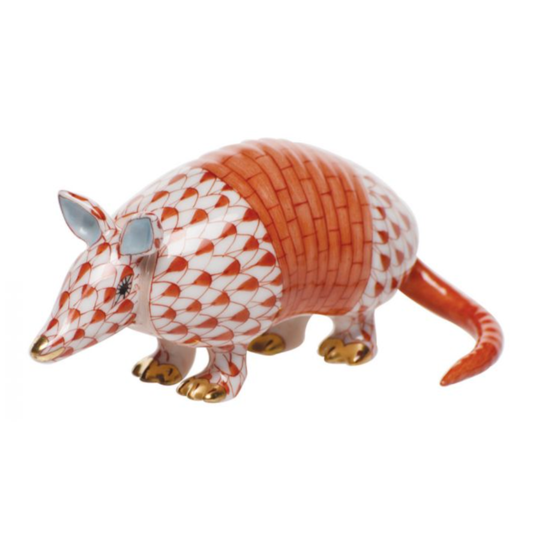 HEREND Armadillo BLUE,RASPBERRY,RUST
