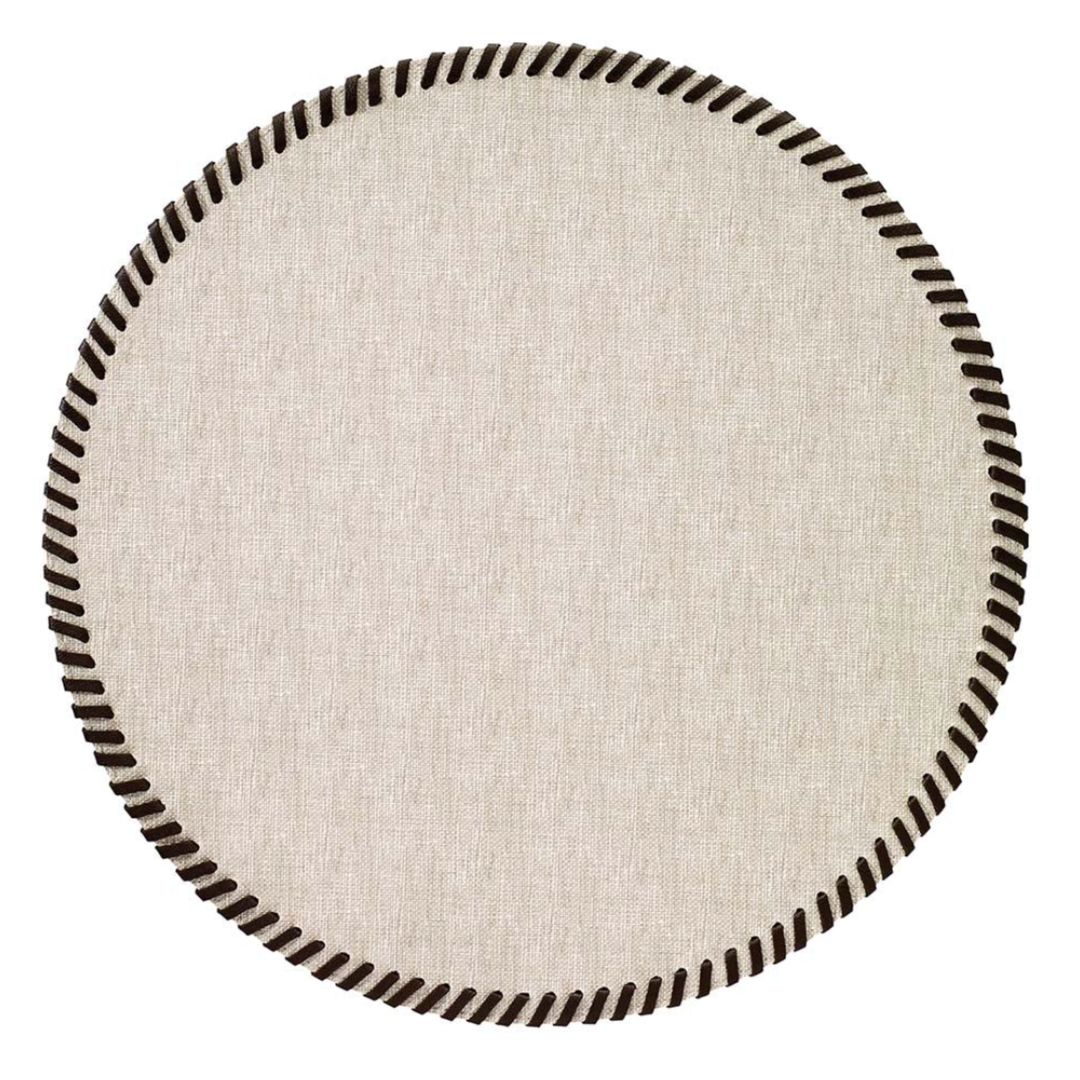 BODRUM Whipstitch Bluebell Place Mat