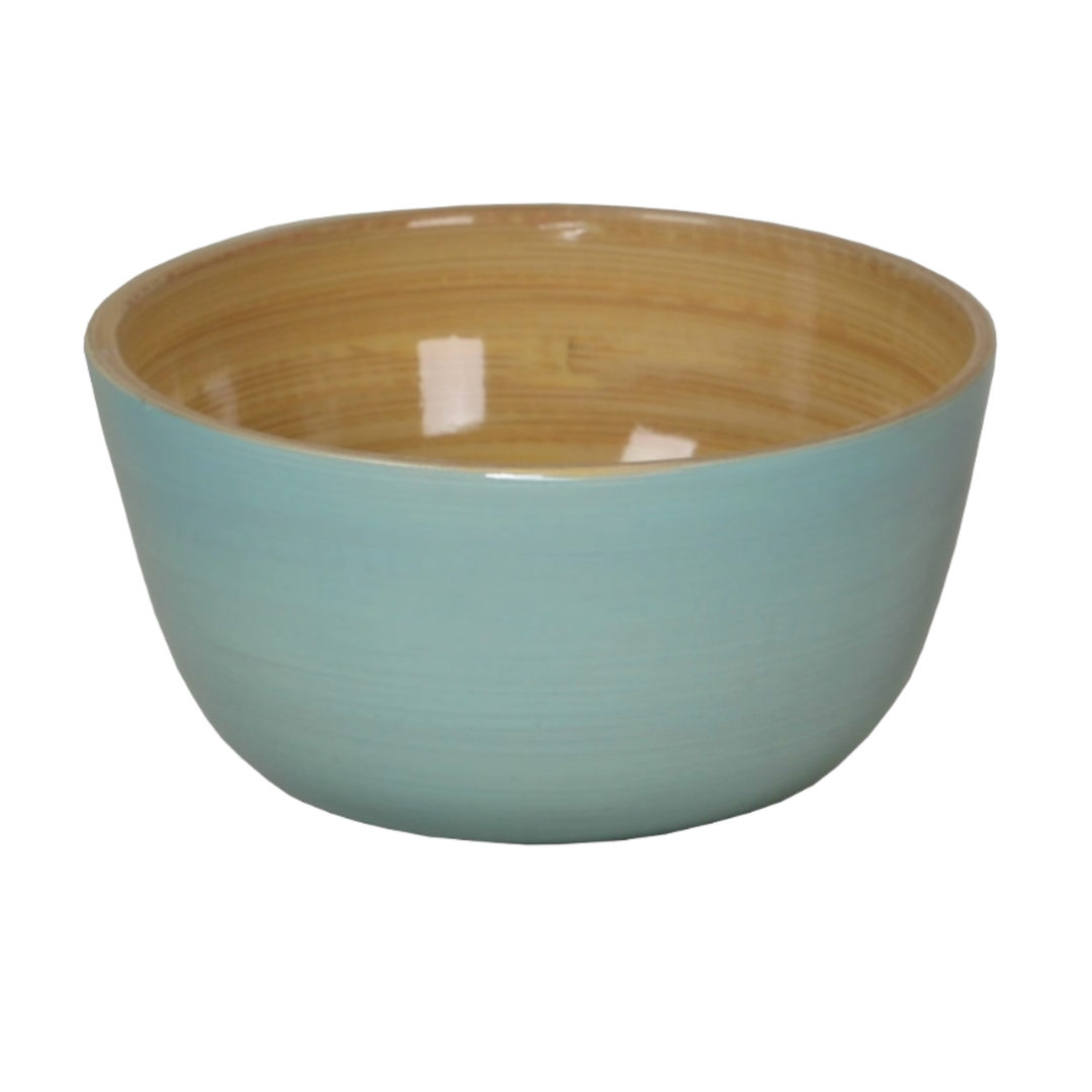 ALBERT L. Ice Blue Mini Bamboo Bowl