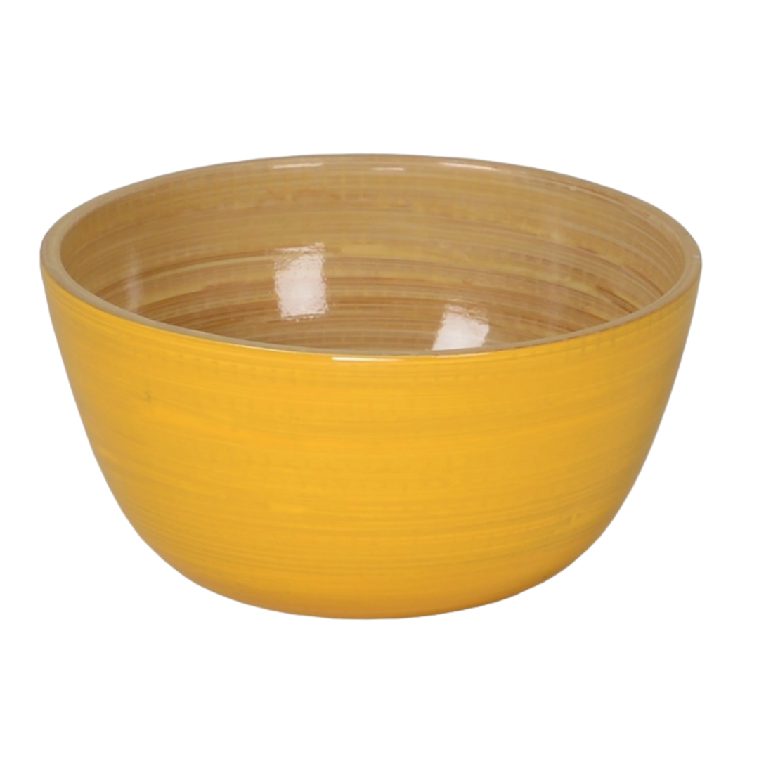 ALBERT L. Yellow Bamboo Mini Bowl