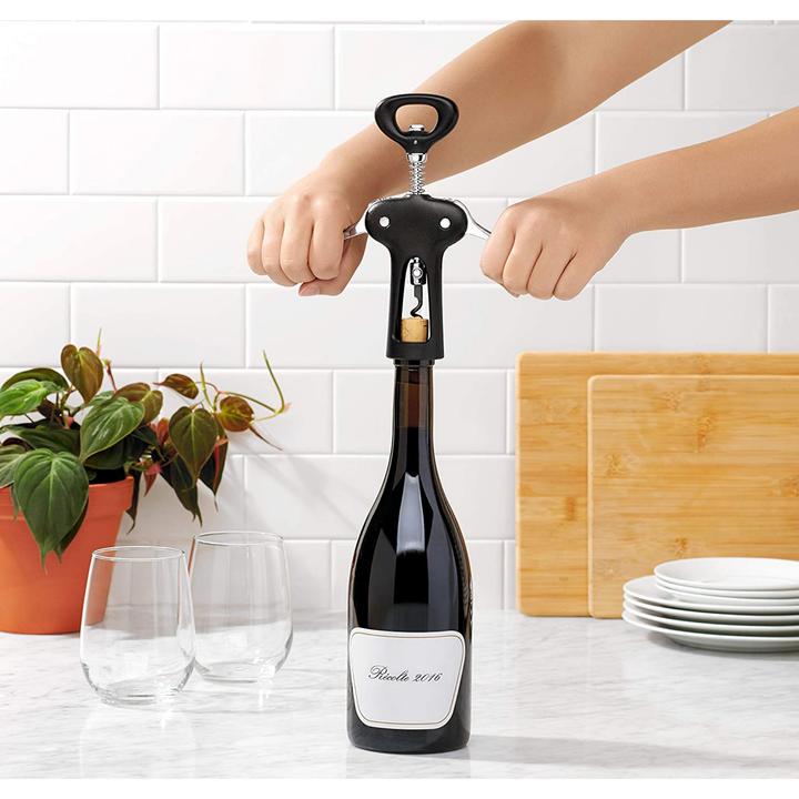 OXO GOOD GRIPS WINGED CORKSCREW WITH BOTTLE OPENER