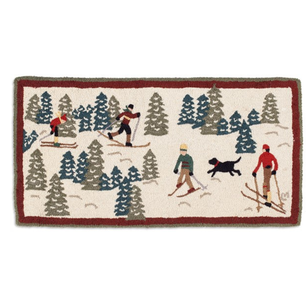 CHANDLER 4 CORNERS CROSS COUNTRY WOOL HOOK RUG