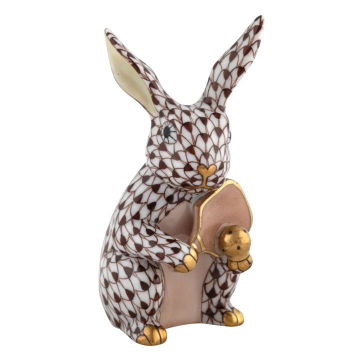 HEREND Pickle Ball Bunny CHOCOLATE