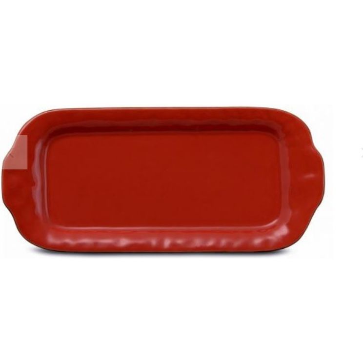 SKYROS CANTARIA POPPY RED LARGE RECTANGULAR TRAY