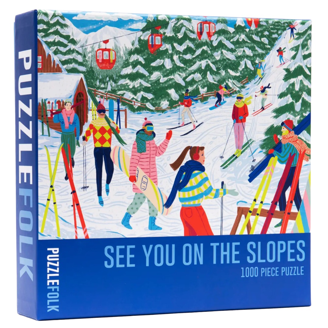 PUZZLEFOLK See You On The Slopes Ski Puzzle Default Title