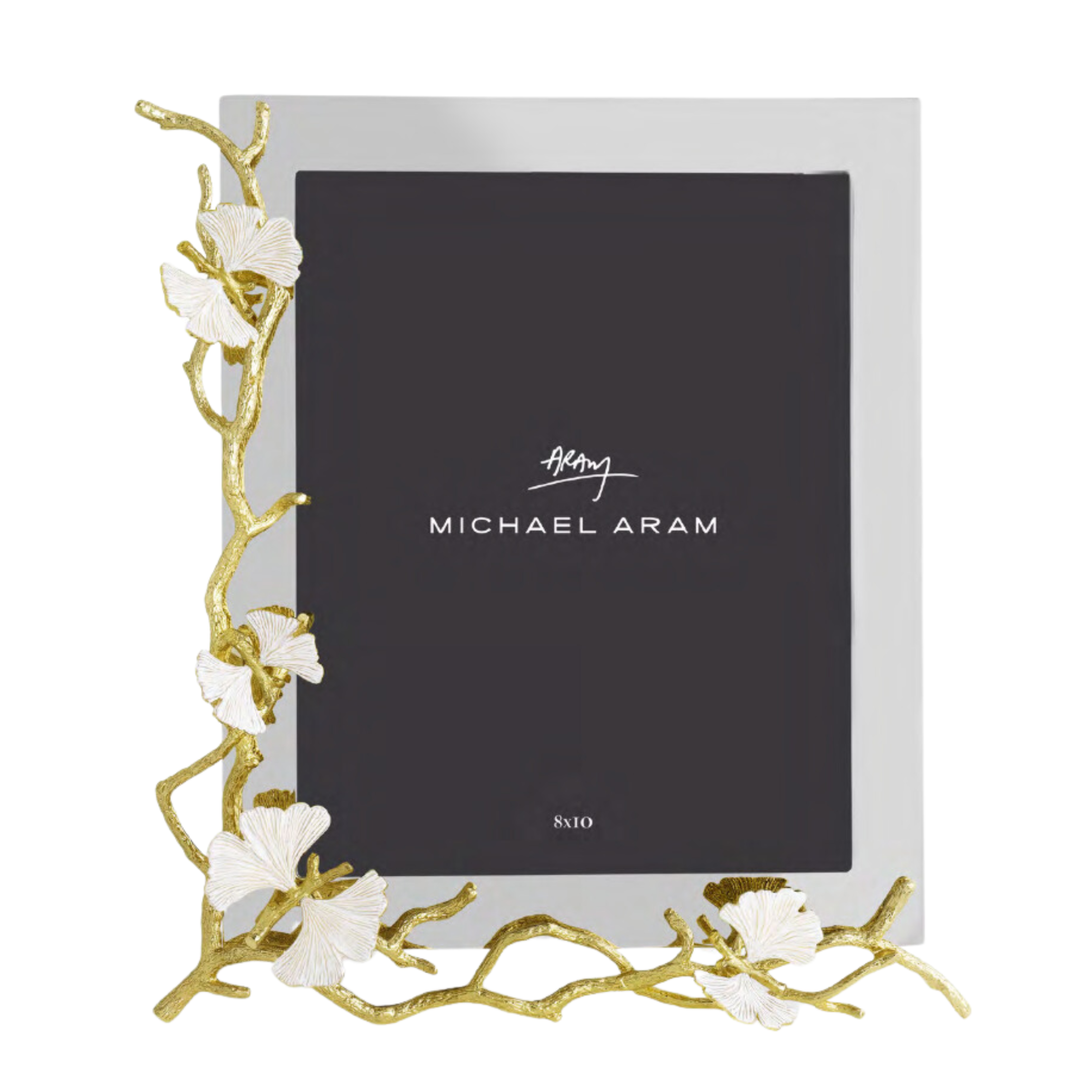 MICHAEL ARAM Butterfly Ginkgo Gold Frame