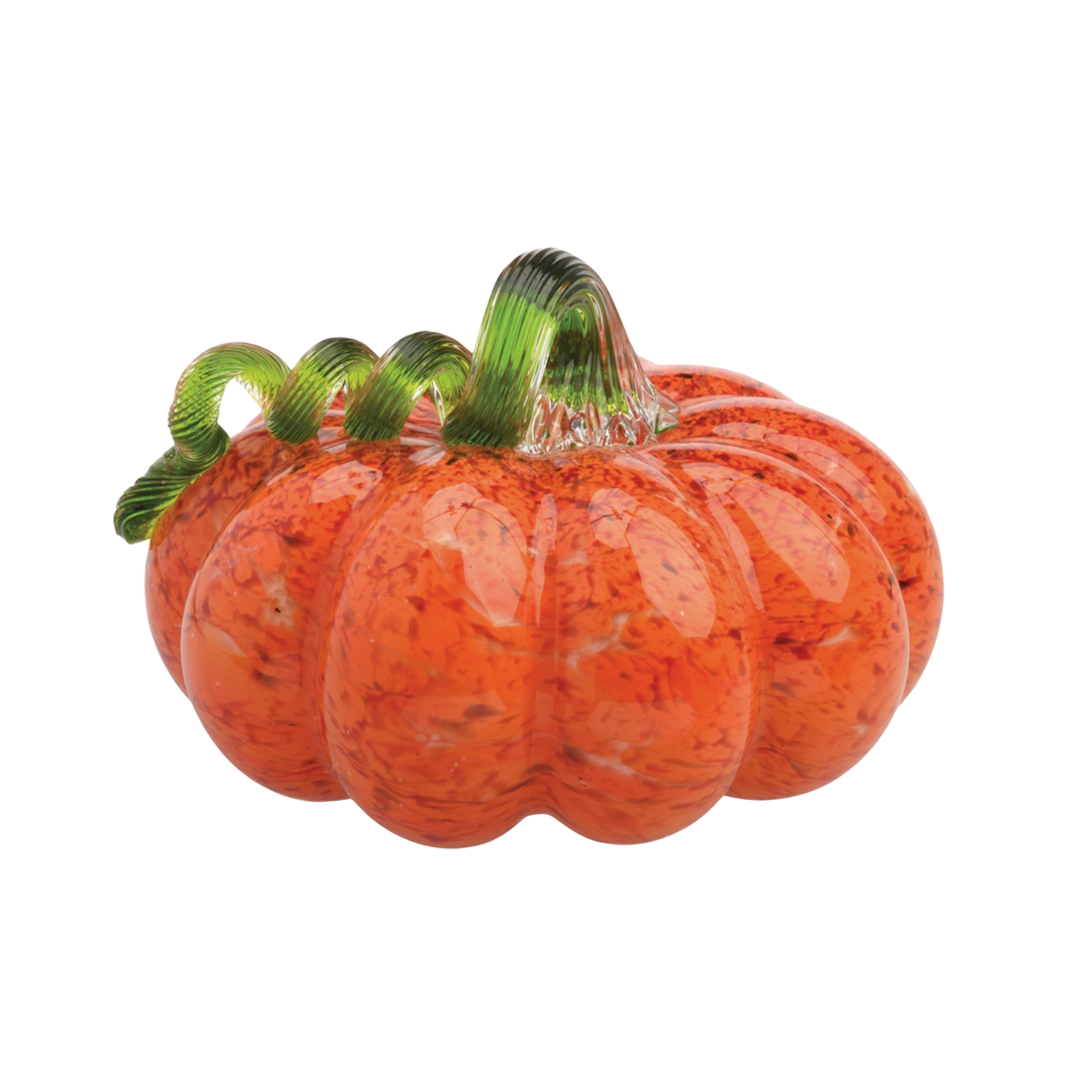 BOSTON INTERNATIONAL Orange Small Glass Pumpkin Default Title