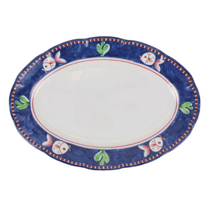 VIETRI Melamine Campagna Pesce Oval Platter