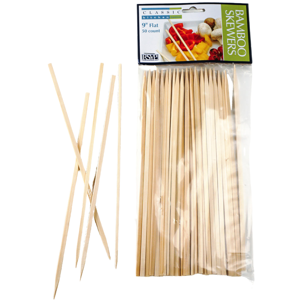 RSVP NATURAL BAMBOO SKEWERS