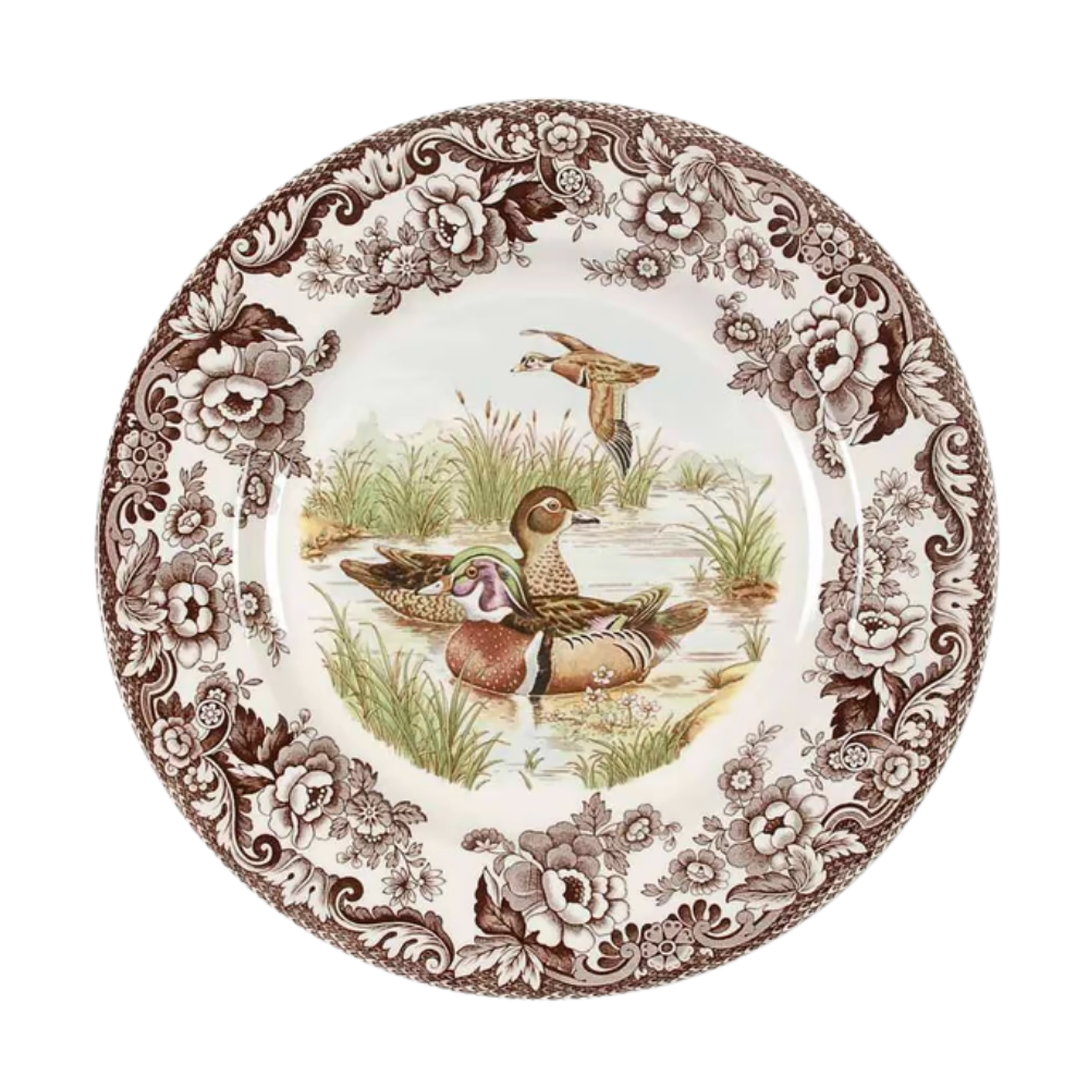 SPODE WOODLAND MALLARD DINNER PLATE